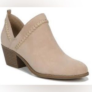 Fergalicious tan suede booties Size 7.5